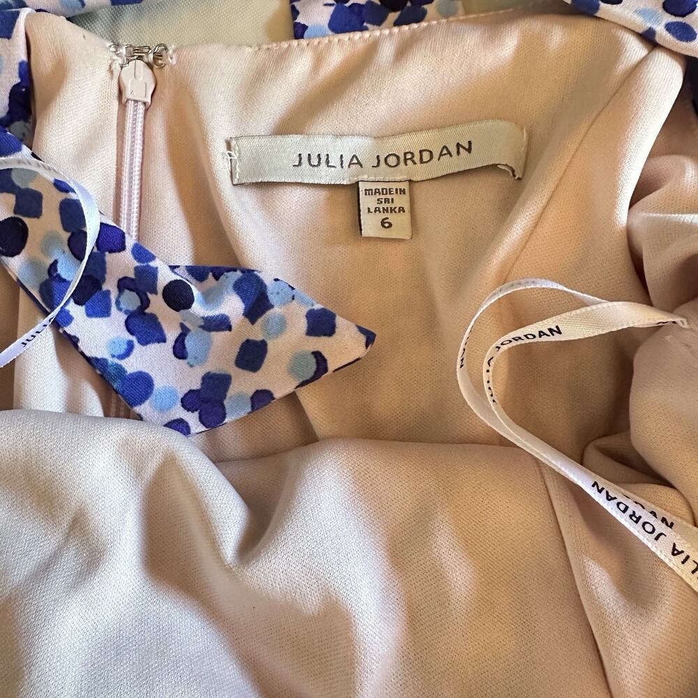 Julia Jordan New w Tags Maxi Dress Women 6 Flutter capped Lined Perfect ! - Picture 10 of 13